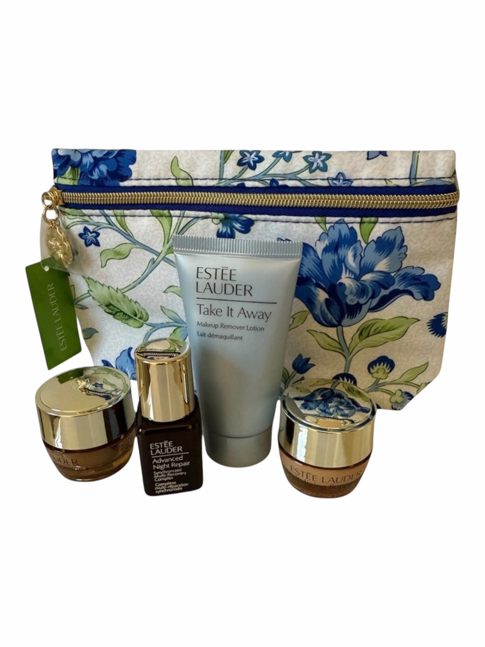 Estee Lauder Blue Royale Skincare Collection + Bag
